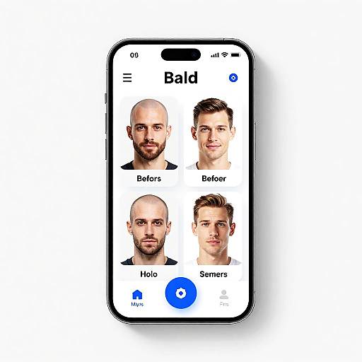 Bald Style App Design Presentation