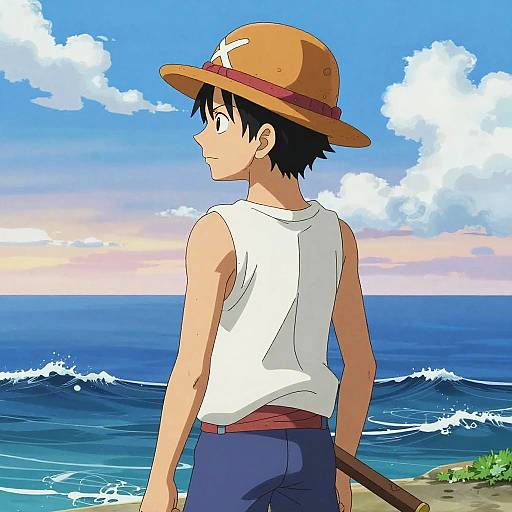 Youthful Pirate Gazing Horizon