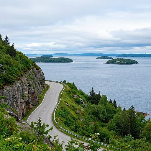 Scenic Cabot Trail Cliffside View