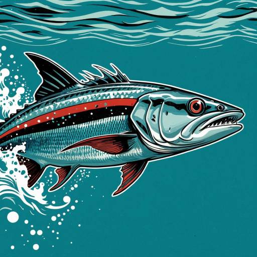 Vibrant Wahoo Logo Design for Florida