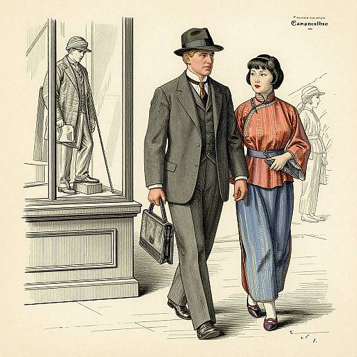 1920s San Francisco Vintage Scene