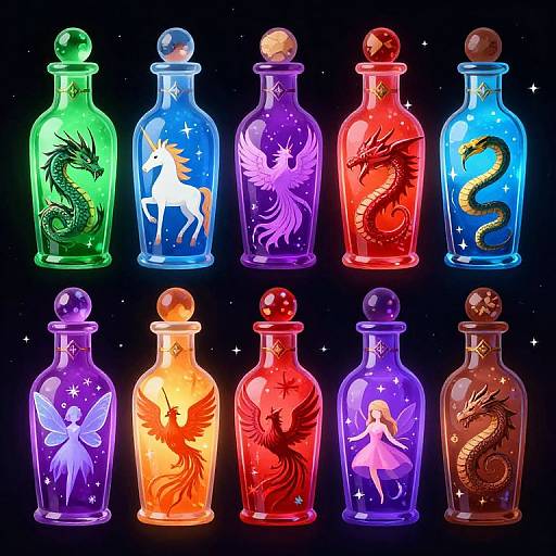 Mystical Potions with Magical Creatures