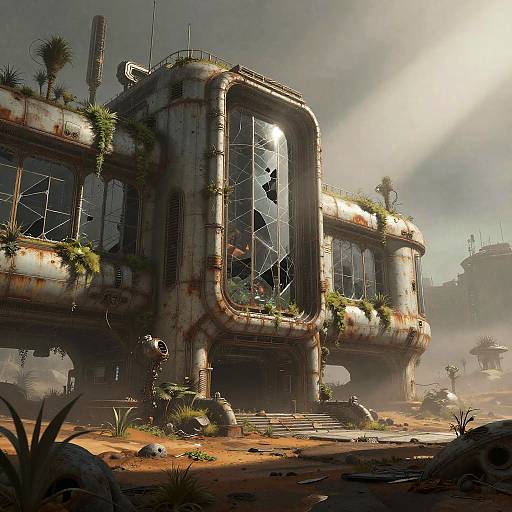 Abandoned Alien Research Facility Art