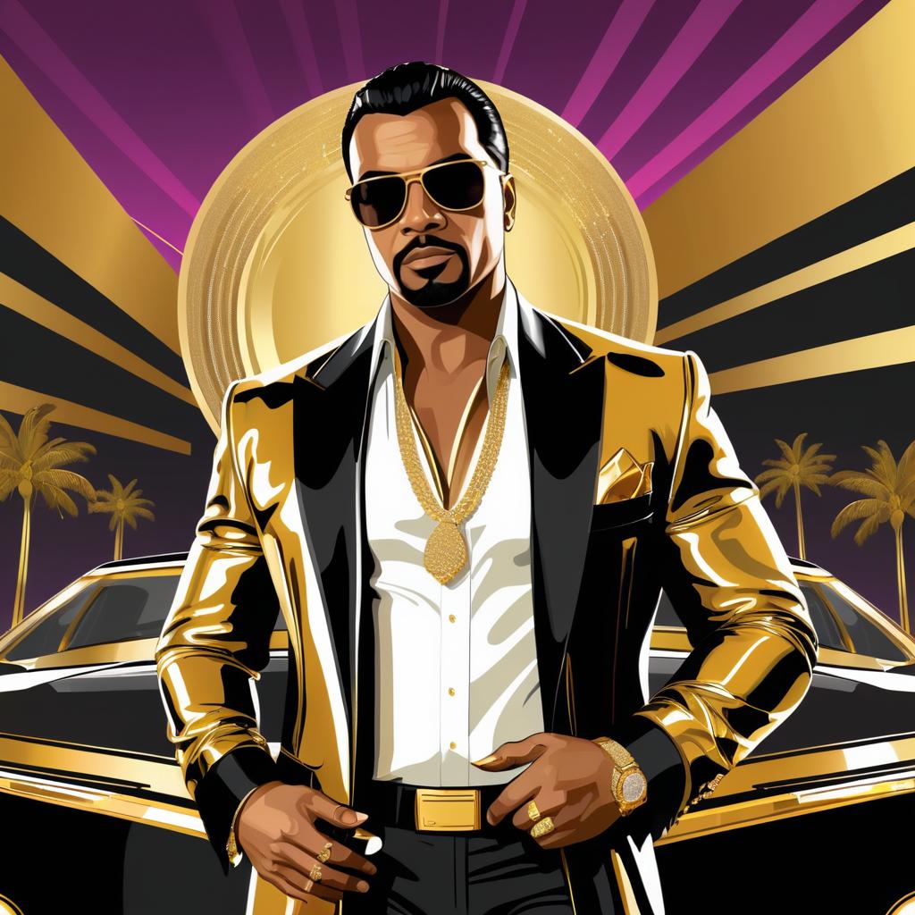 Charismatic Nightclub Owner Illustration