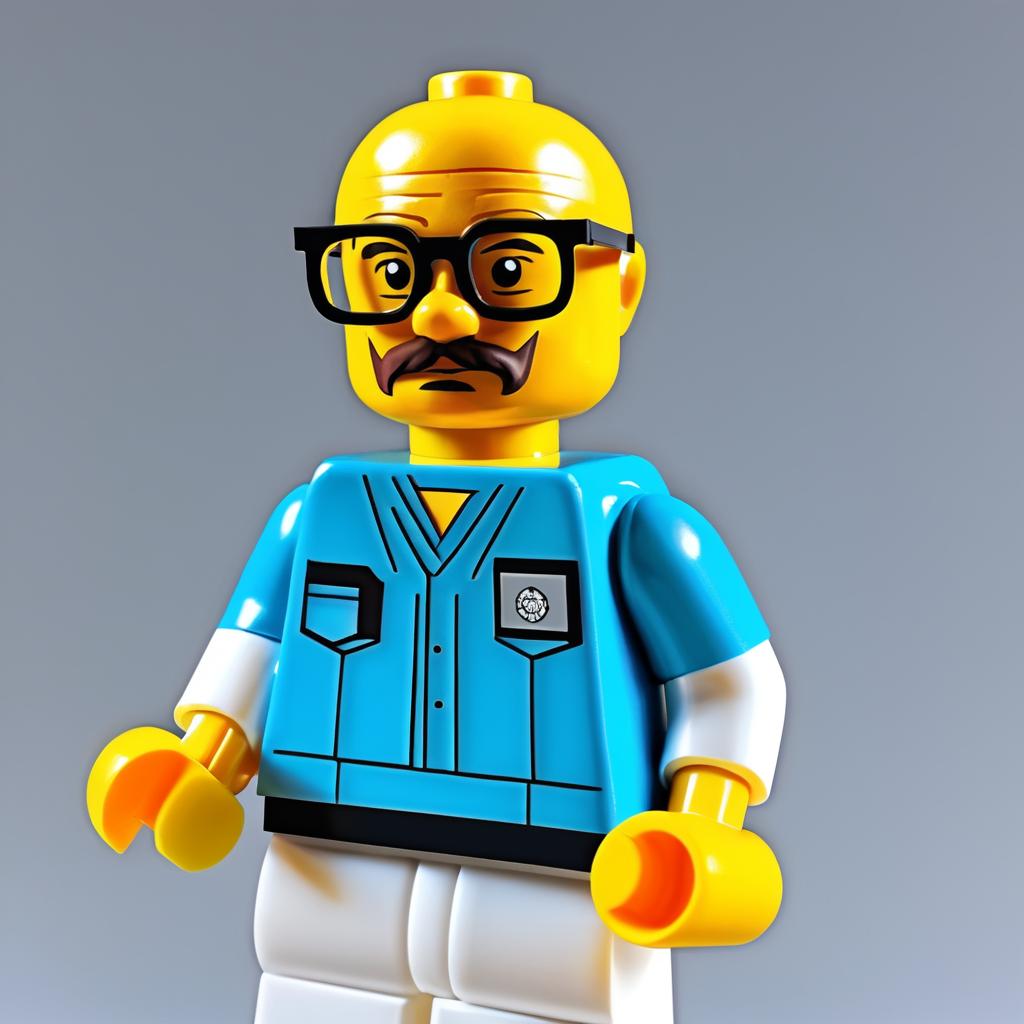 Lego Walter White Figurine Concept