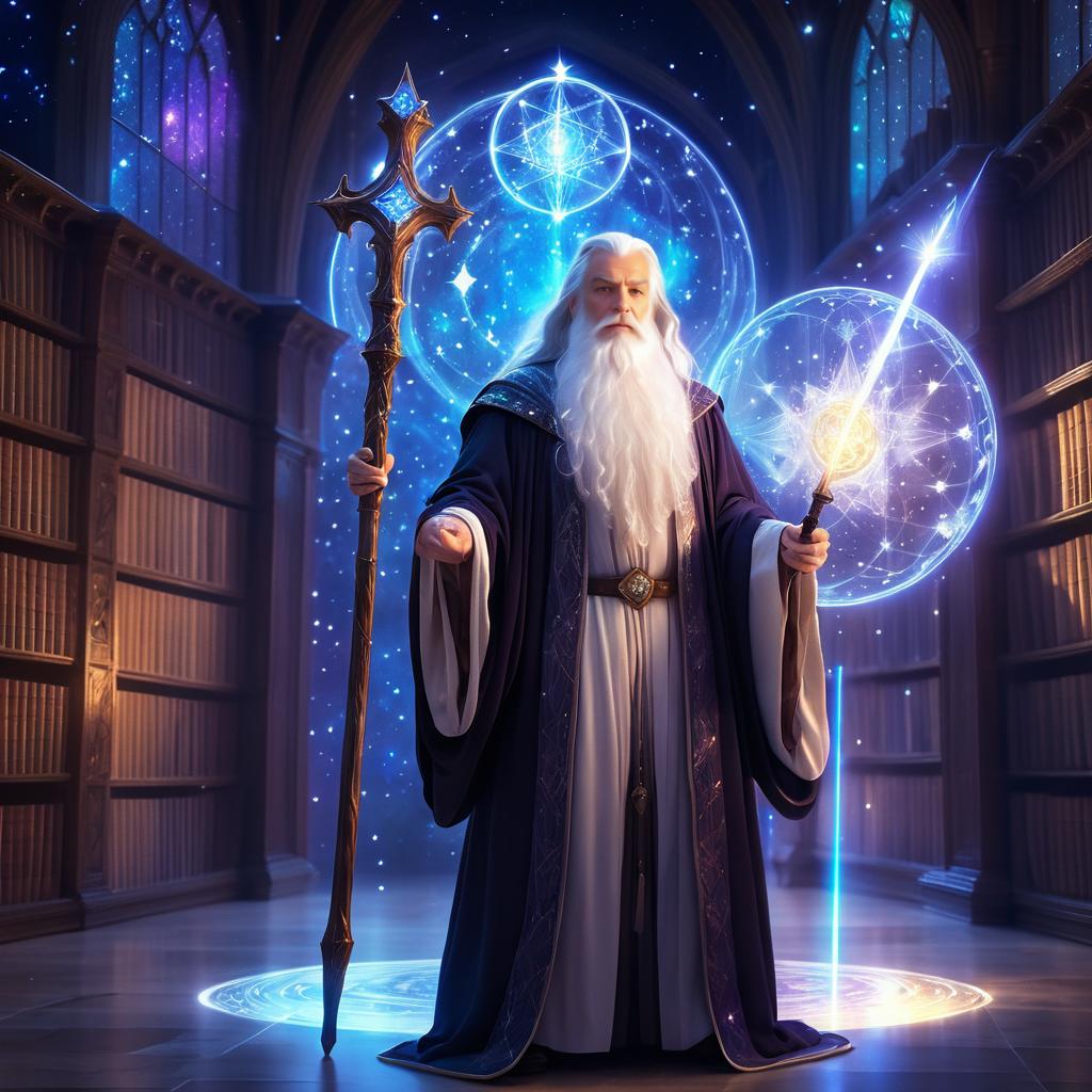 Cinematic Hyper-Realism of an Old Wizard