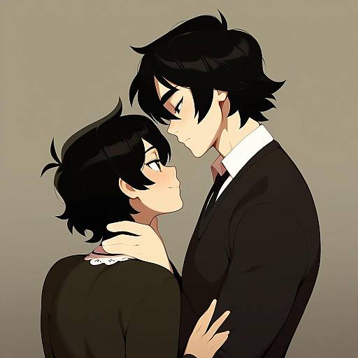 Illustration of Andrew graves, the coffin of andy and leyley in the style of Combos & doodles