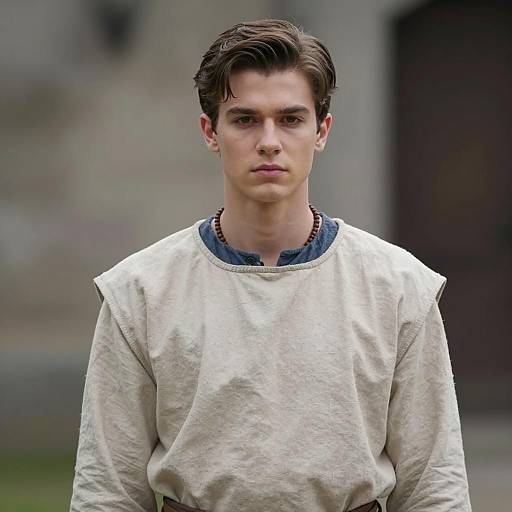 Young Man in Cinematic Fantasy Costume