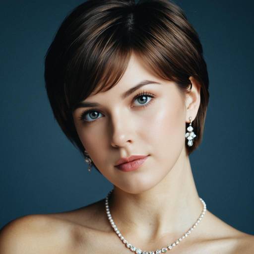 Elegant Short Hairstyle for Weddings