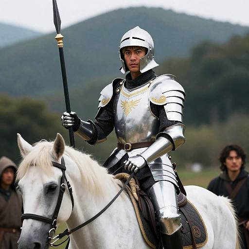 Noble Warrior on a Majestic Quest