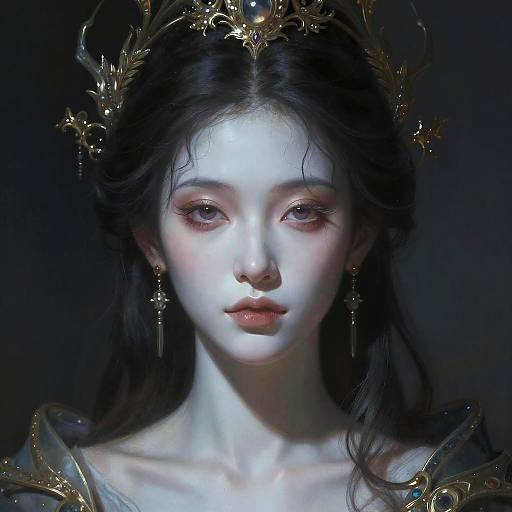 Tom Bagshaw Fantasy Woman Portrait