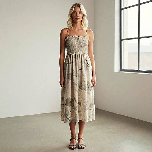 Minimalist Bohemian Fashion Portrait