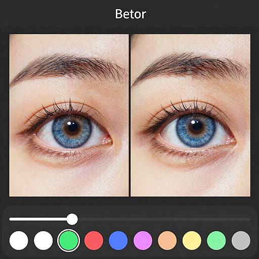 Online Eye Color Change Interface