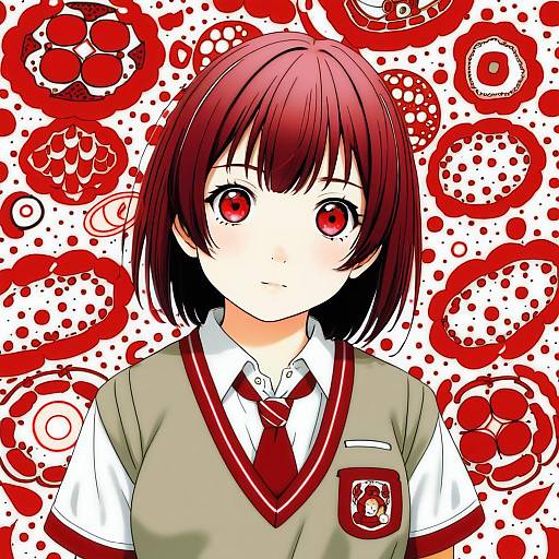 Illustration of Aoba tsugumi, kannagi in the style of Enami hakase