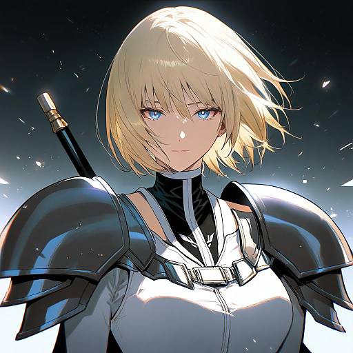 Illustration of Clare (claymore), claymore (series) in the style of Hayama eishi