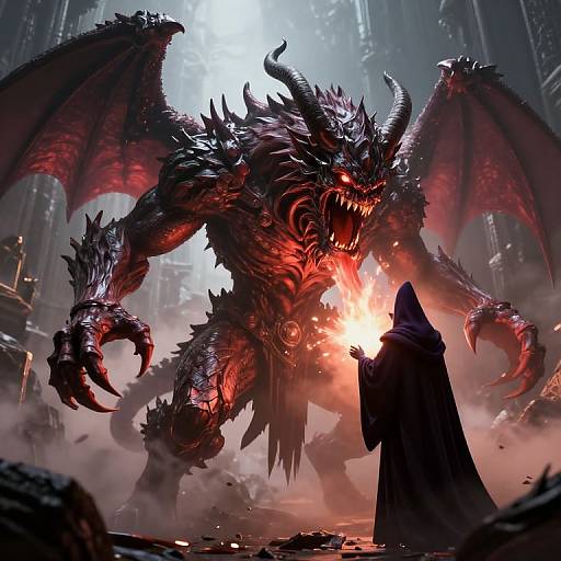 God of Chaos Devouring Sorcerer