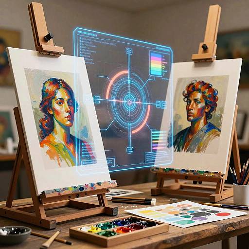Art Evolution: Traditional to AI Fusion
