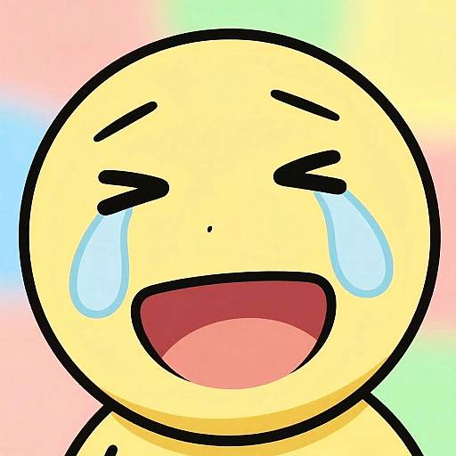 Expressive Crying Meme Close-Up