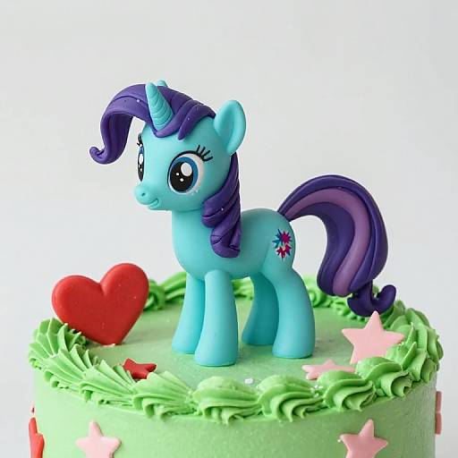 Colorful My Little Pony Birthday Cake