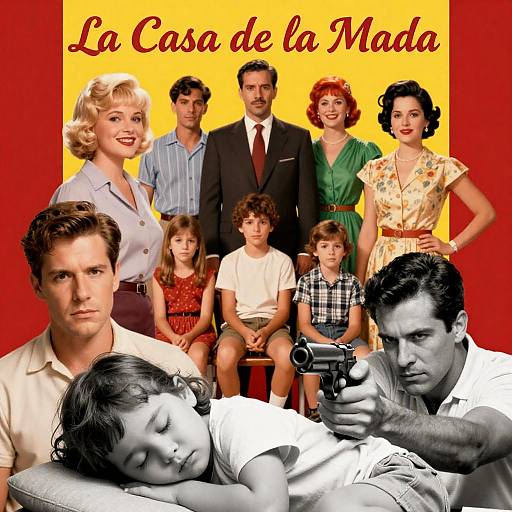 Vintage Poster Design for La Casa de la Mada