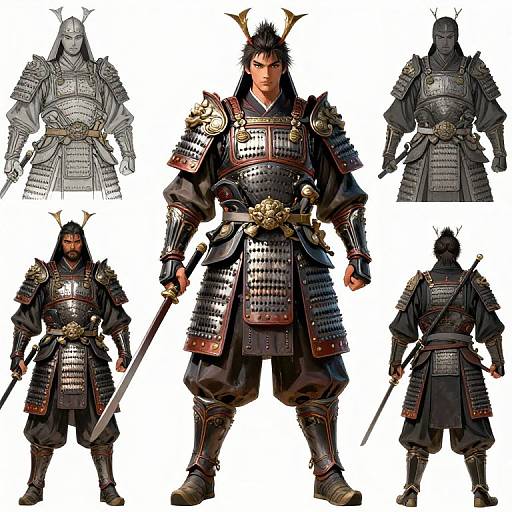Elaborate Armor Character Concept Art