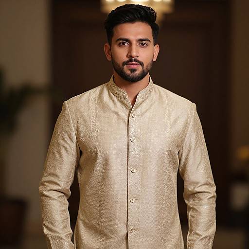 Stylish Punjabi Suit Party Portrait