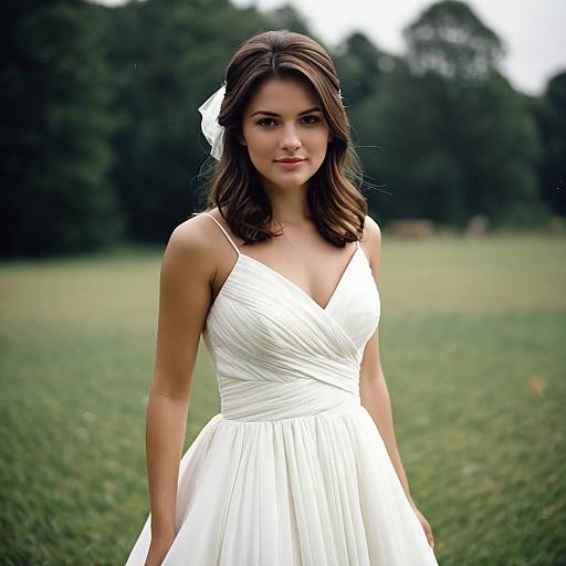 Elegant Outdoor Casual Wedding Outfit