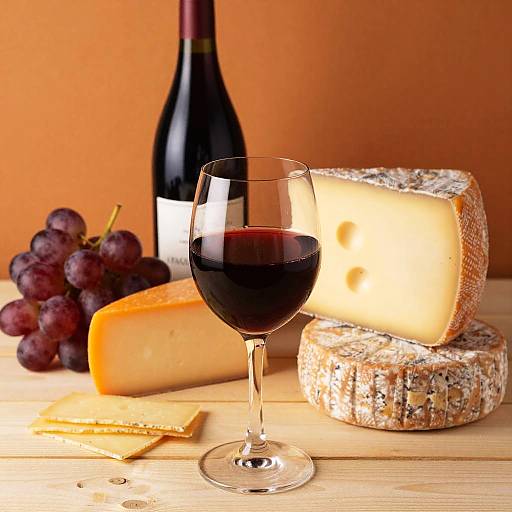 Rustic Wine and Cheese Table Setup