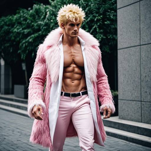 Bold Donquixote Doflamingo Cosplay Outfit