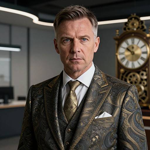 Hyperrealistic Nordic Man Portrait