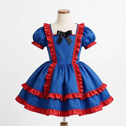 Girl in Ribbon Dance Costume