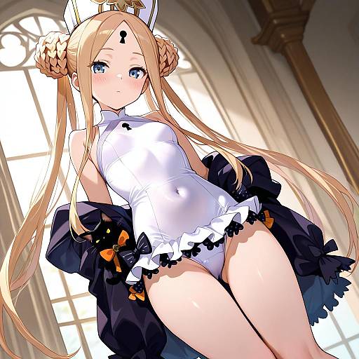 Illustration of Abigail williams (swimsuit foreigner) (second ascension) (fate), fate/grand order in the style of Ume (plumblossom)