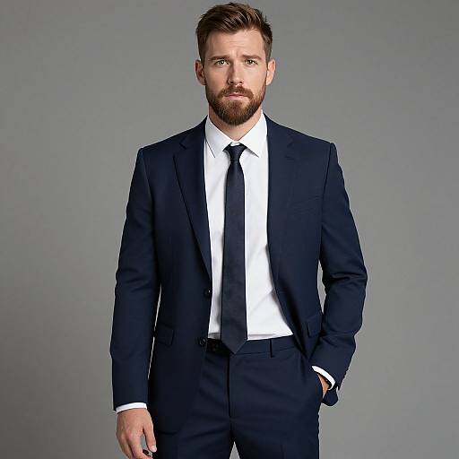 Formal Ricky Bobby Suit Portrait