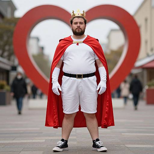 Plus Size King of Hearts Portrait