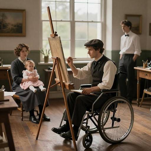 Victorian Artist Studio in Natural Light