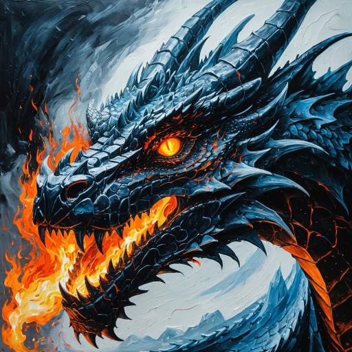 Ethereal Dragon: Duality of Heat and Ice Ethereal Dragon: Duality of Heat and Ice