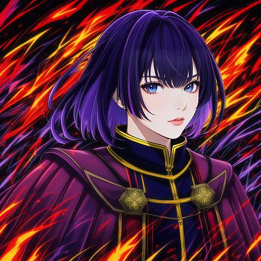 Illustration of Morgan (fire emblem), fire emblem in the style of Tsukumizu yuu