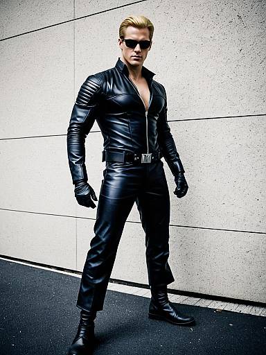 Cosplay photo of albert wesker. Costume clothes