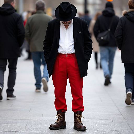 Man in Stylish Urban Outfit