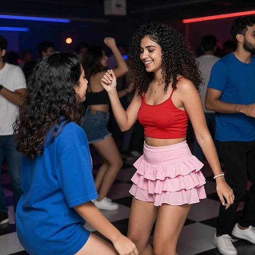 Vibrant Nightclub Scene with Energetic Vibes
