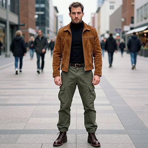 Confident Man in Urban Fashion