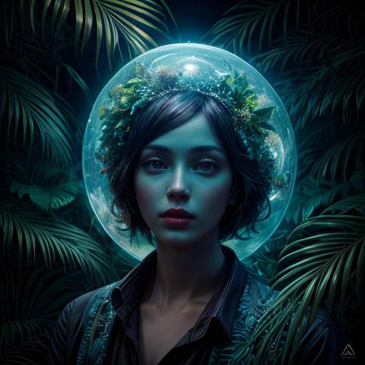 Portrait of a Mysterious Alien Being Portrait of a Mysterious Alien Being