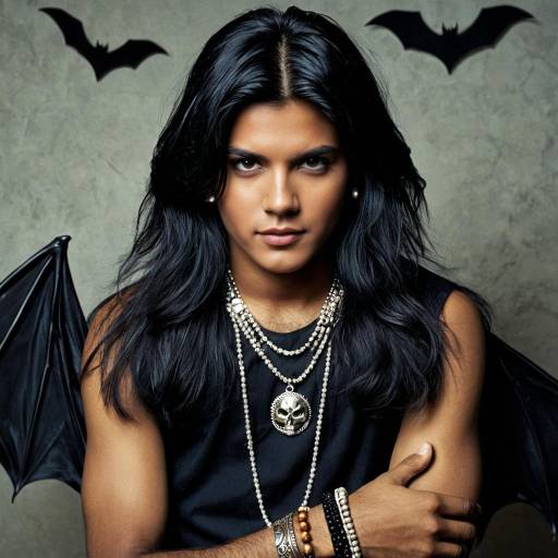 Indian Man Halloween Costume with Bat Wings