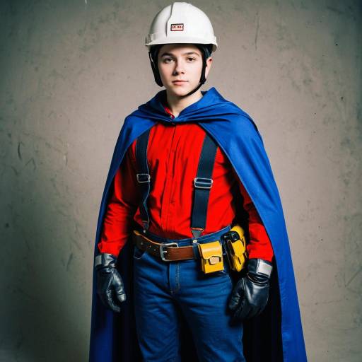 Heroic Builder Boy in Costume