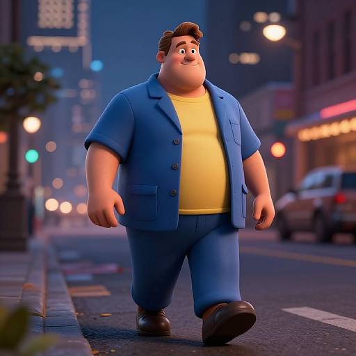 Drew Carey Strolling in Unreal City