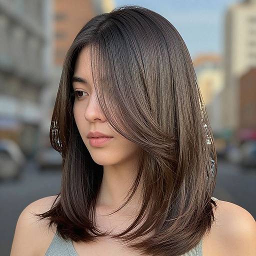 Modern Spanish Style Layered Haircut
