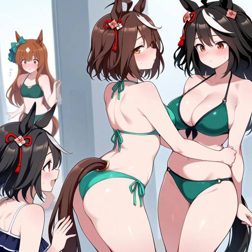 Swimsuit Party with Horse Girls