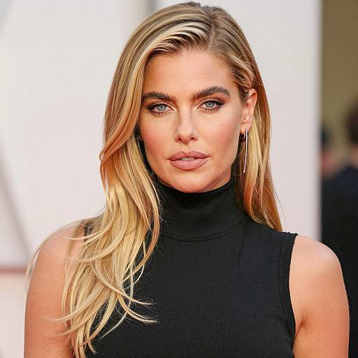 Elegant Portrait of a Blonde Woman