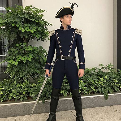 Captain Chaos in Stylish Costume