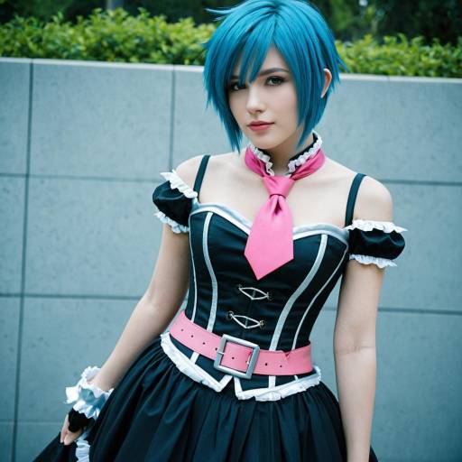 Aqua Kingdom Hearts Cosplay Costume Design